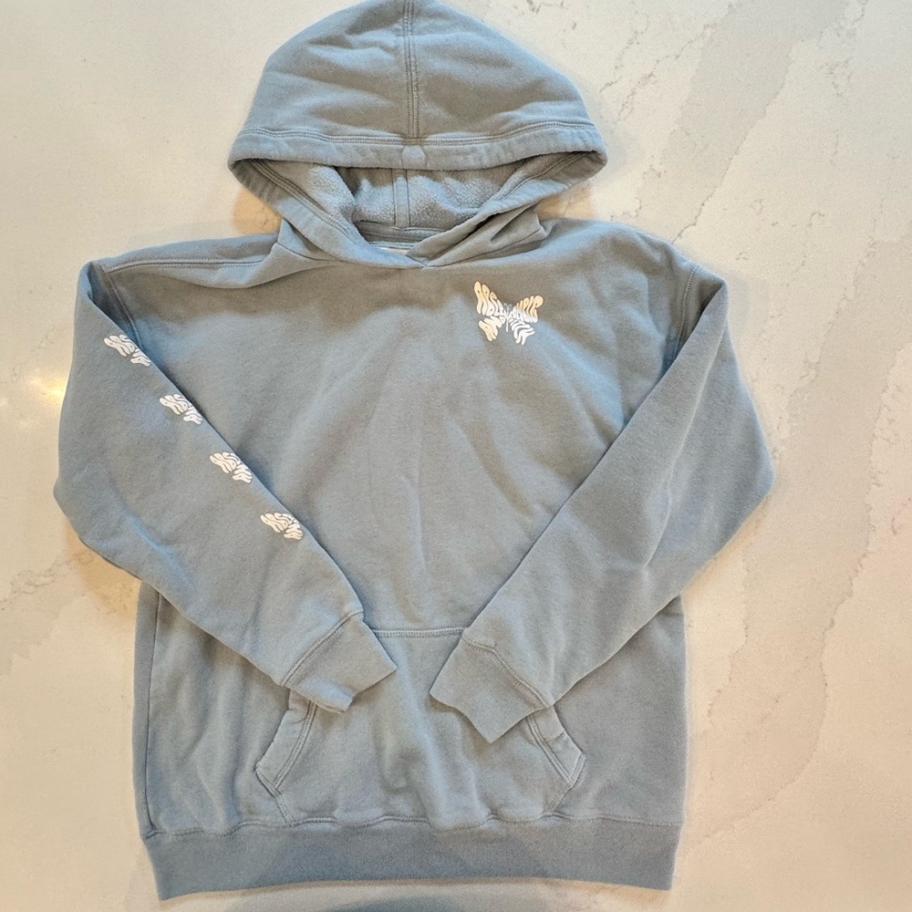 Abercrombie kids blue hoodie great condition size 15/16